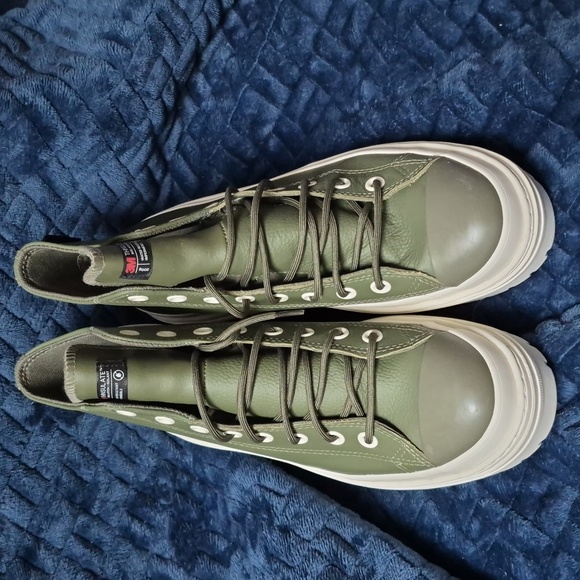 Converse Leather 3M Thinsulate Hi-Top Lugged Platform Shoes In Utility SZ 9 NIB! - Picture 3 of 17